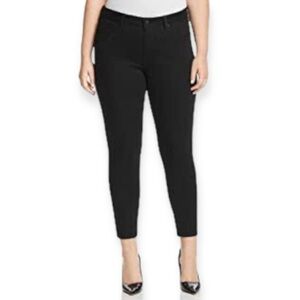 Lucky Brand 16W Jeans Lolita Crop Womens Stretch Skinny Mid Rise Black